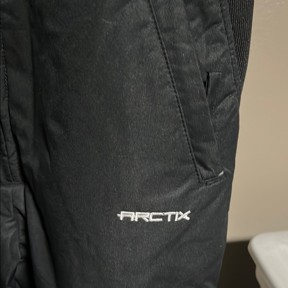 Arctix Black Insulated Snow Bibs - Picture 2 of 5
